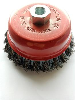 Szczotka docz. 125mm splat. M14