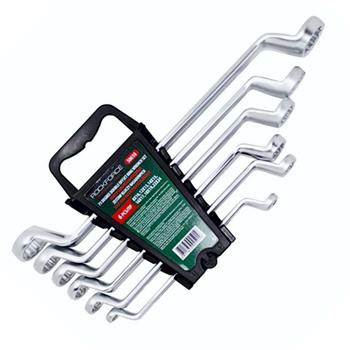 Zestaw kluczy oczkowo-odgiętych 8-24mm 6el.