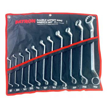 Zestaw kluczy oczk-odg. 75st. 6-36mm 11el.