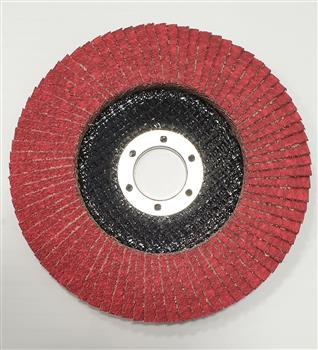 Tarcza lamelkowa P40 125mm ceramika ALFA czerwona