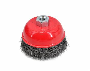 Szczotka doczołowa 65mm M14 drut karb.