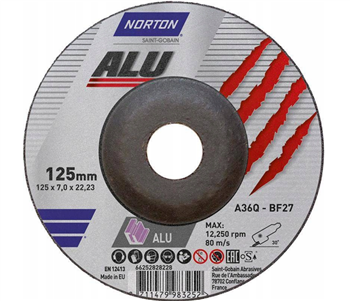 Tarcza do szlif. 125x7,0 ALU