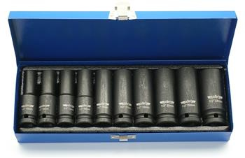 Nasadki udarowe długie 10szt. 1/2"