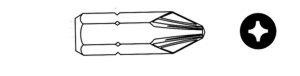 Bit udarowy 5/16" krzyżakowy PH2x32mm