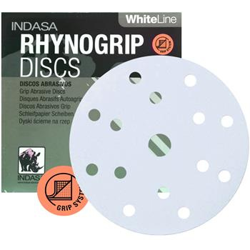 Krążek 150mm P120 15H Rhynogrip White