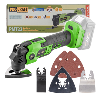 Narzędzie wielof. ProCraft 20V BODY