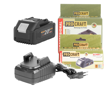 Zestaw akumulator 4Ah + ładowarka 2A