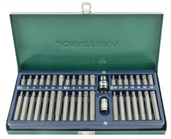 ZESTAW BITÓW TORX, HEX, SPLINE 40el.